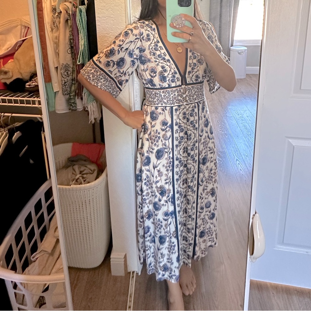 ILLA ILLA Anthropologie midi dress